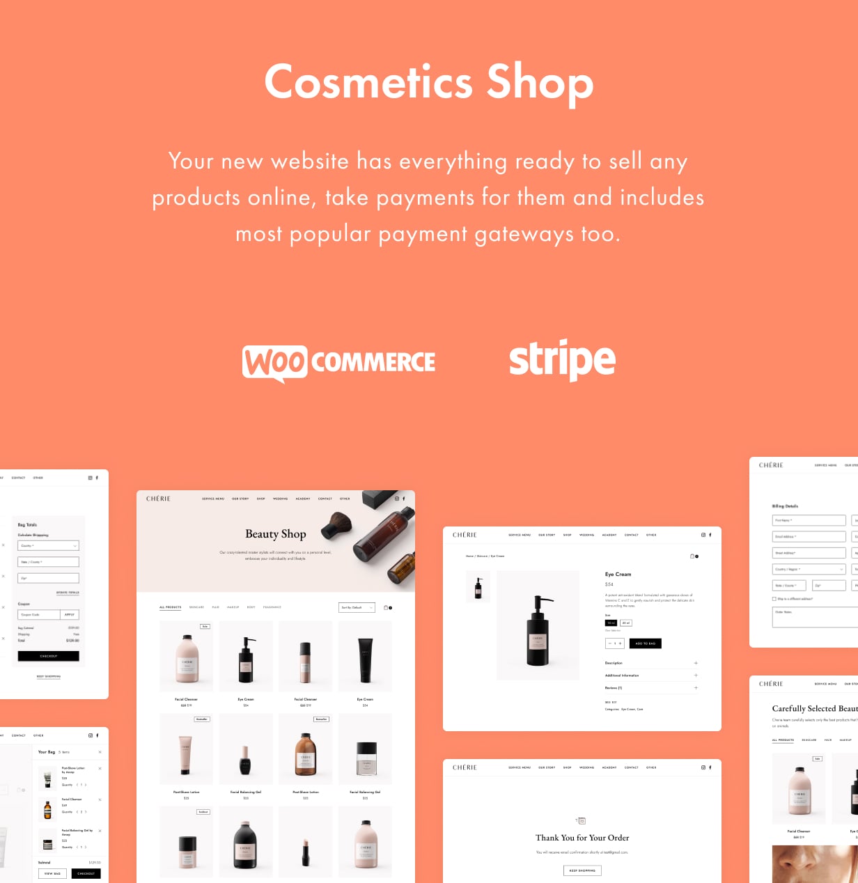 Cherie WordPress Theme Presentation Image