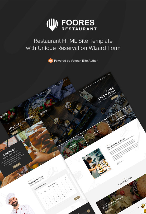 Foores - Restaurant Site Templater