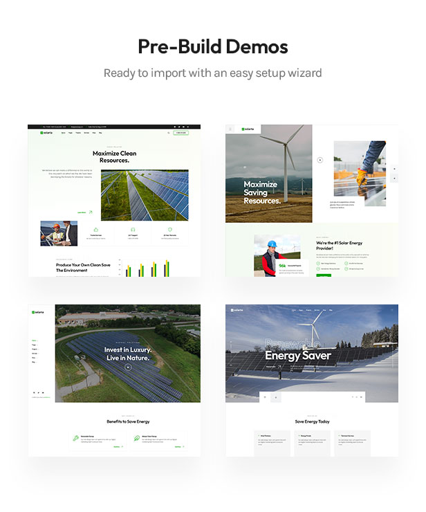 Solarta | Solar and Renewable Energy WordPress Theme