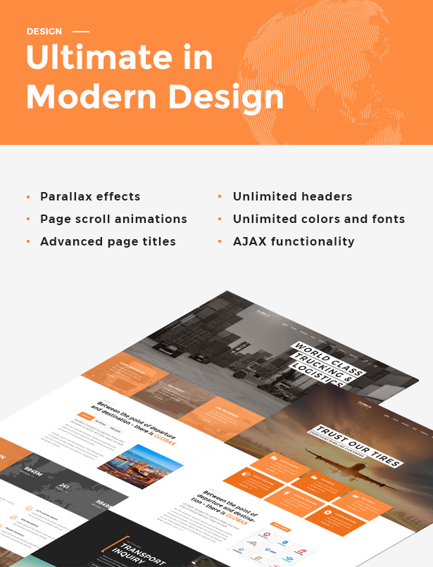 Globax - Logistics WordPress Theme + Woocommerce - 4