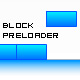 Block preloader with bounce 