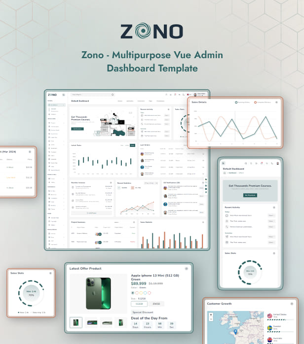 zono Admin Dashboard template