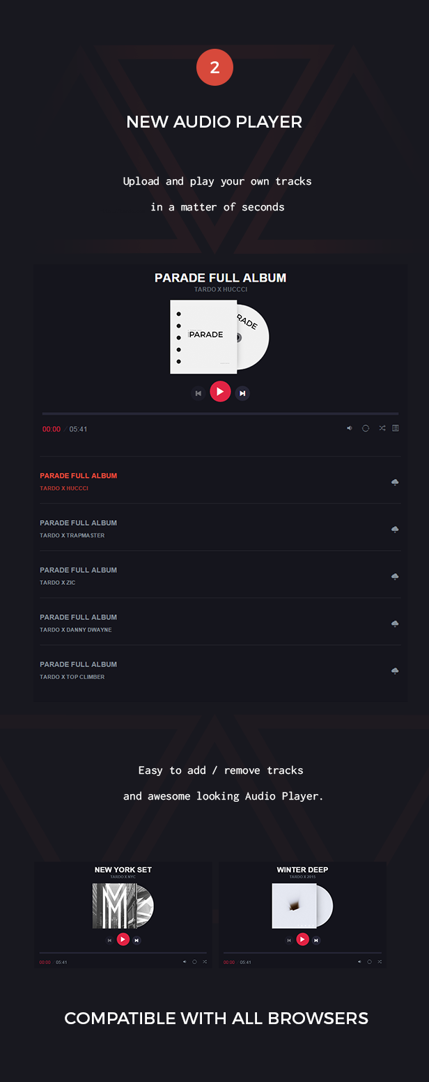 DJ TARDO // Music & Producer Bootstrap Template - 1