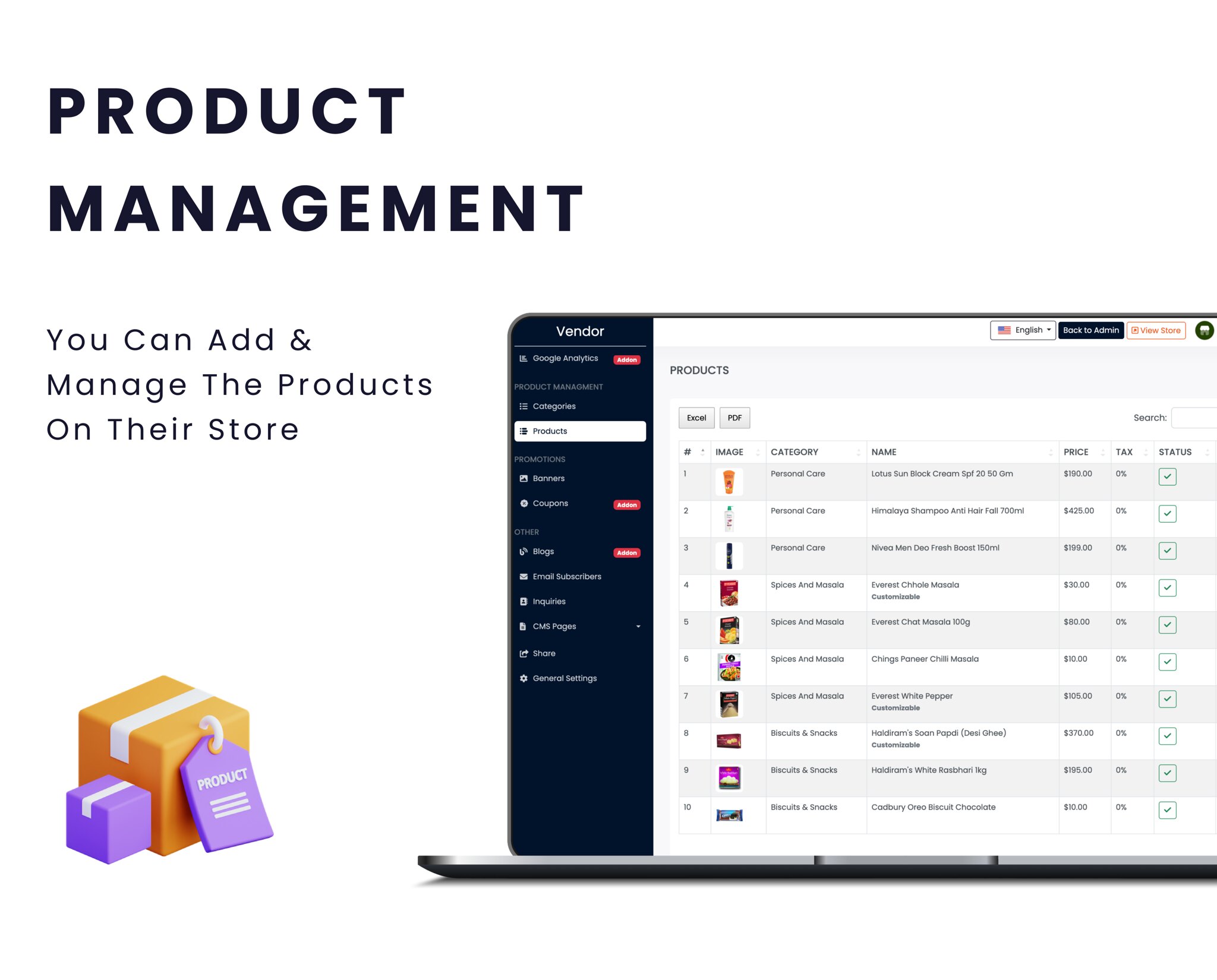 StoreMart SaaS - Online Product Selling SaaS Business Website Builder