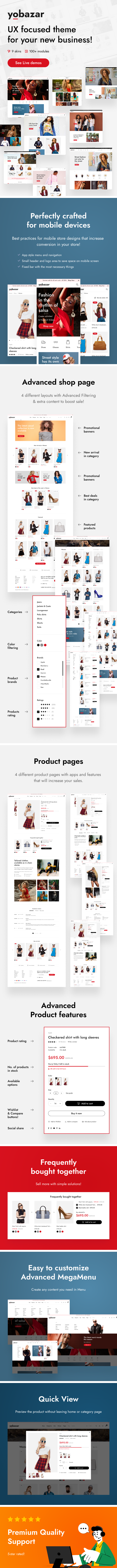 Yobazar - eCommerce HTML Template