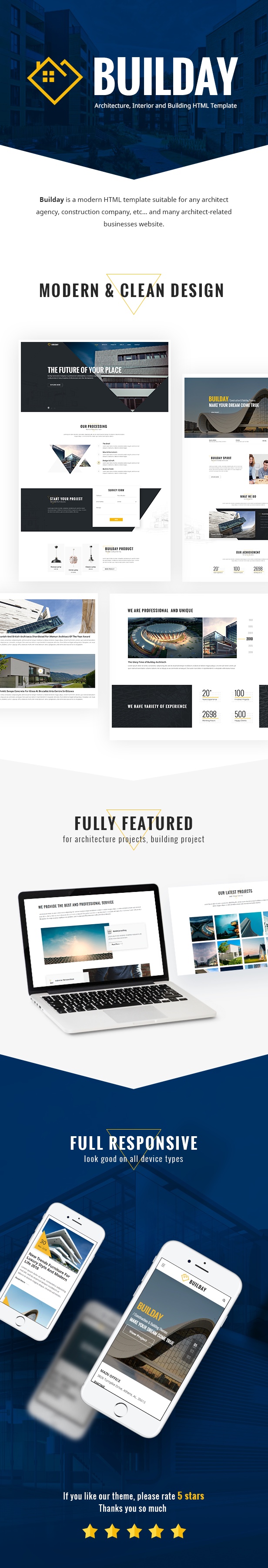 Builday - Modern Architech, Interior And Building HTML Template - 1
