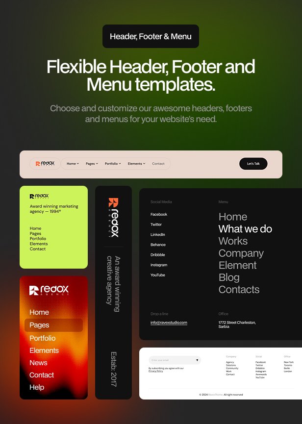 Redox - Creative Agency Portfolio WordPress Theme - 6