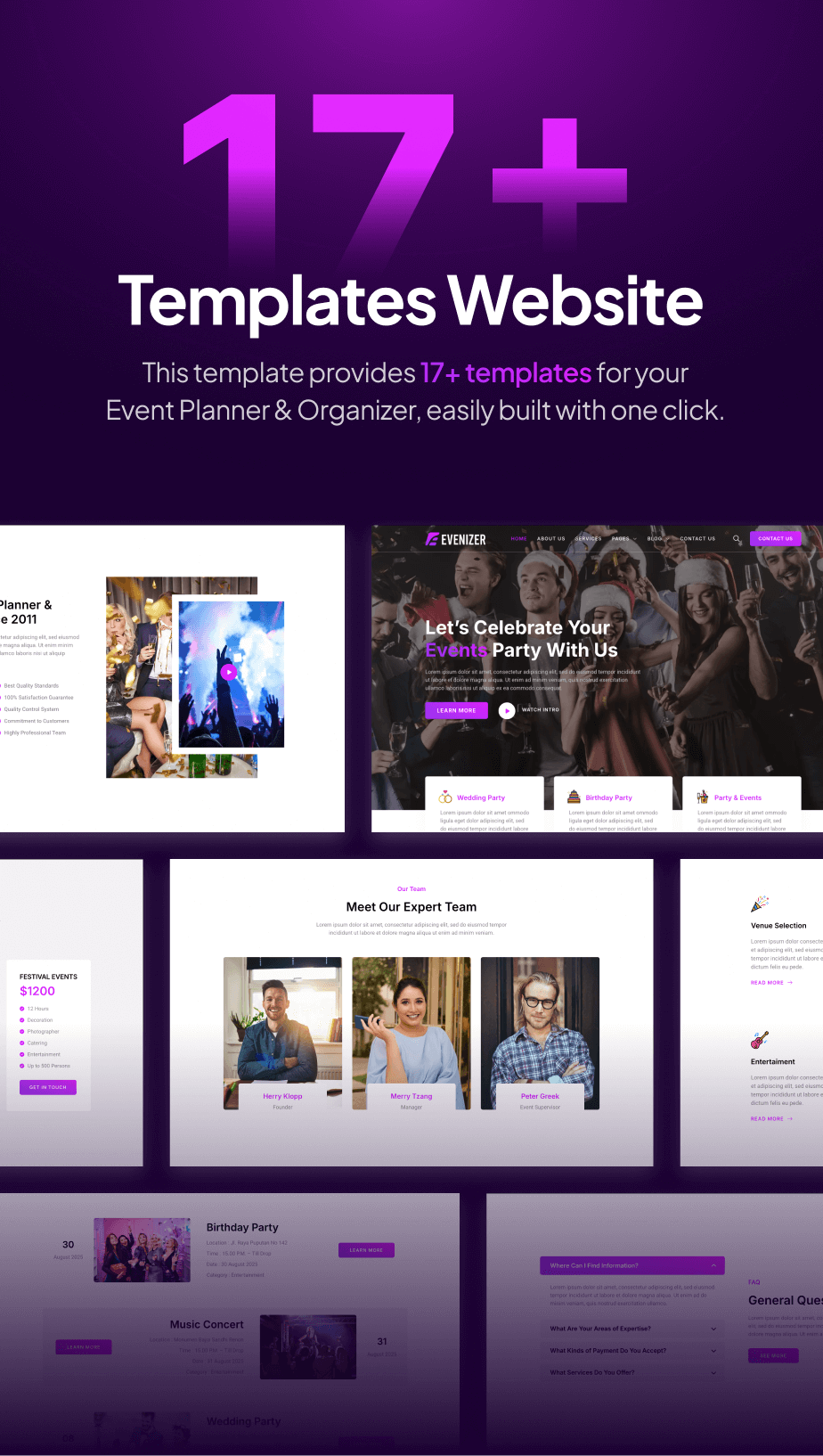 Evenizer – Event Planner & Organizer FSE WordPress Theme - 4