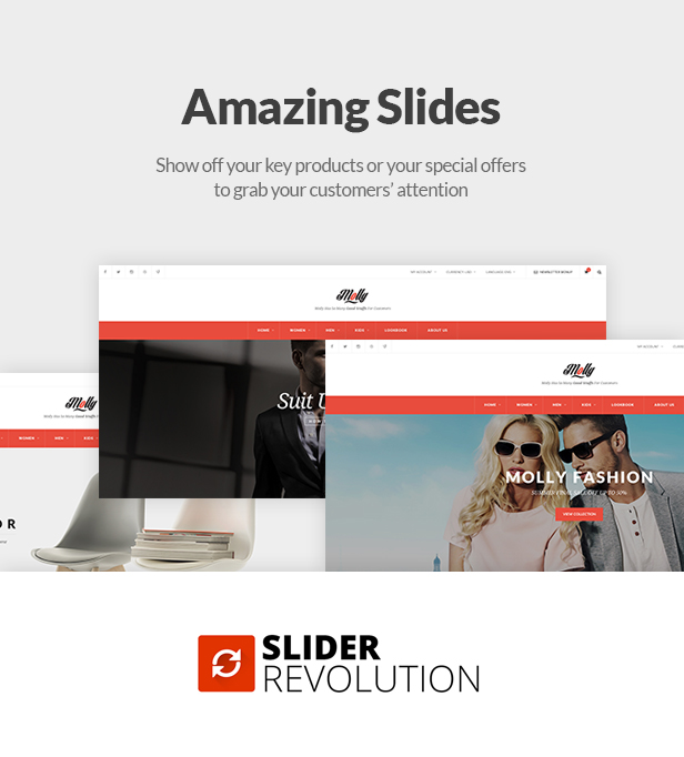 Fashion Store WooCommerce WP Theme - Amazing Sliders