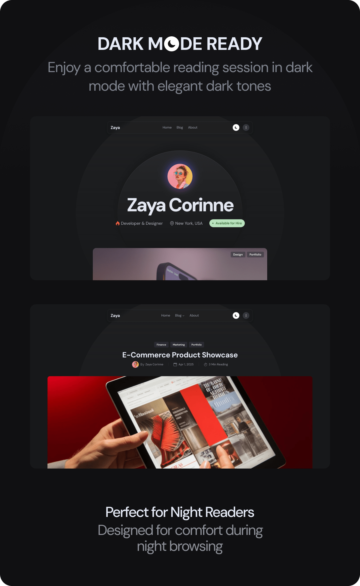 dark theme