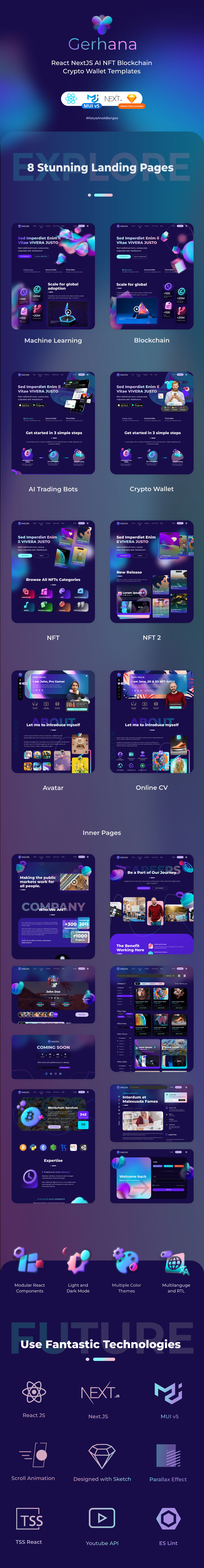 Gerhana - Multipurpose Landing Page Template