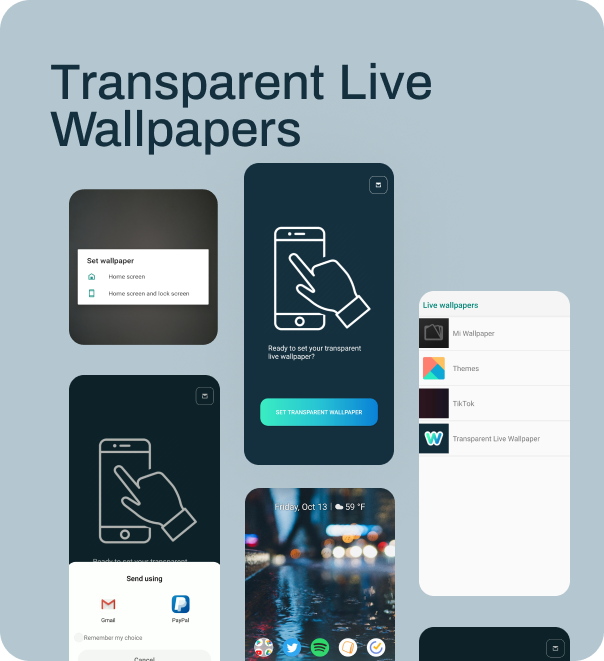 Transparent Live Wallpaper Android App By Mikodes Codecanyon