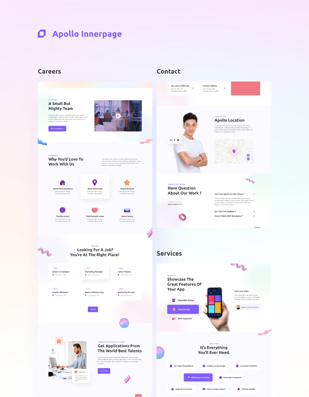 Apollo - Startup SaaS Template - 3