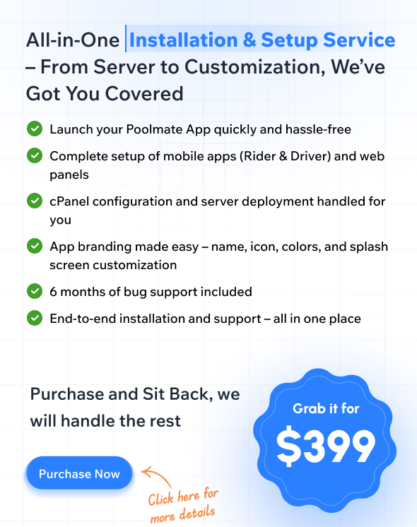 PoolMate | BlaBlaCar Clone | Complete Carpooling Solution in Flutter - 2