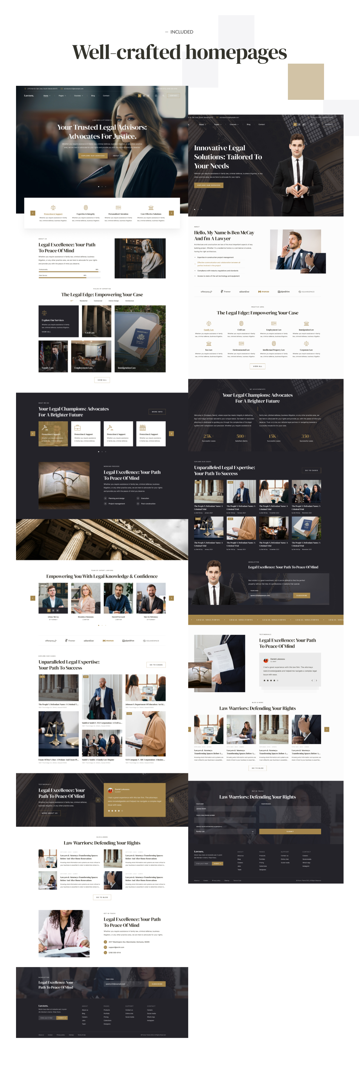 Lawtorn - Lawyer & Attorney WordPress Theme - 2