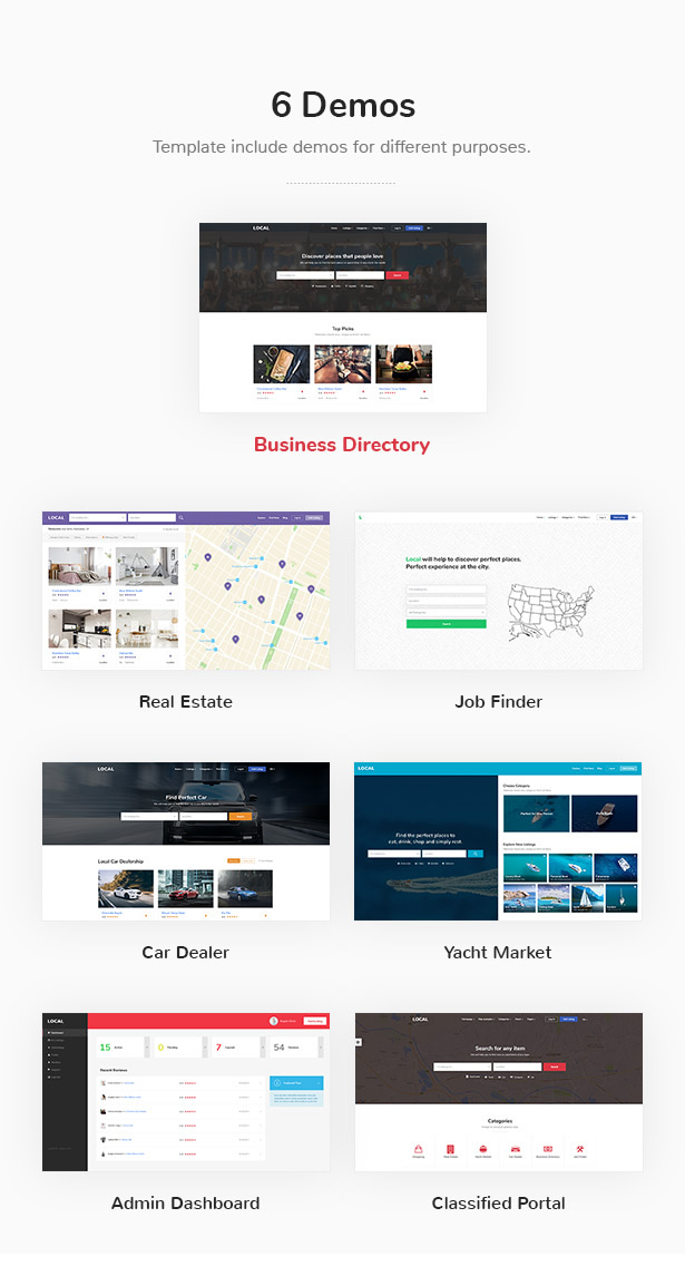 6 Demos and Admin