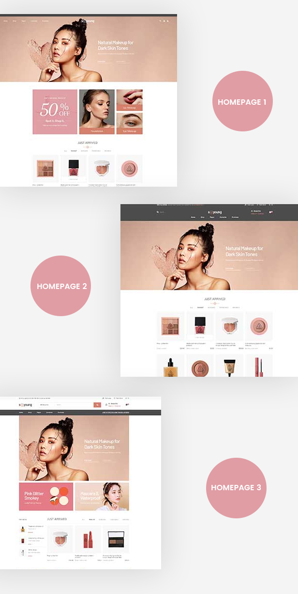 Leo Sooyoung - Cosmetics prestashop theme - 03+ Cosmetics & Beauty Store Homepages