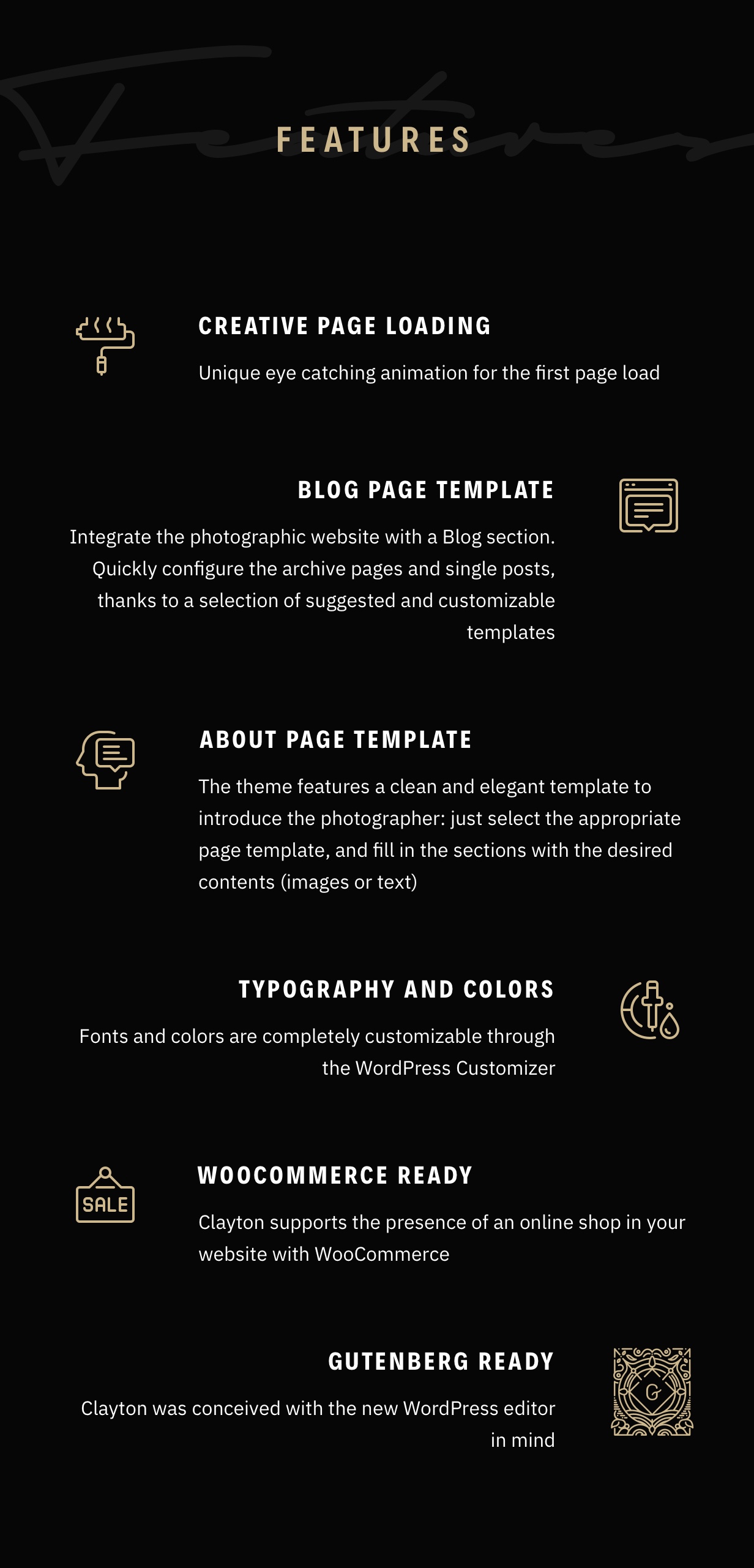 Clayton, an Elegant Theme for Photographers - 14