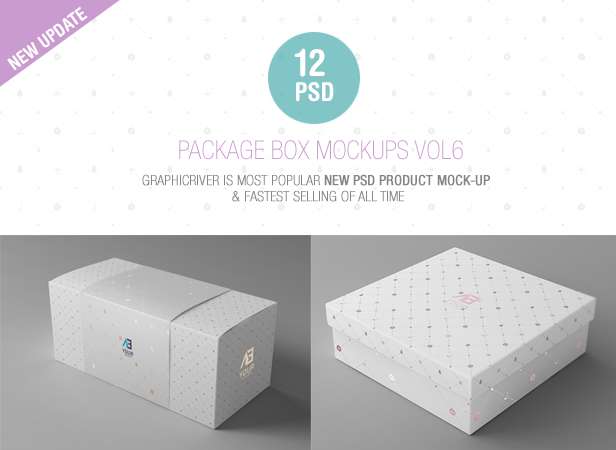 Package Box Mockups Vol6 - 1