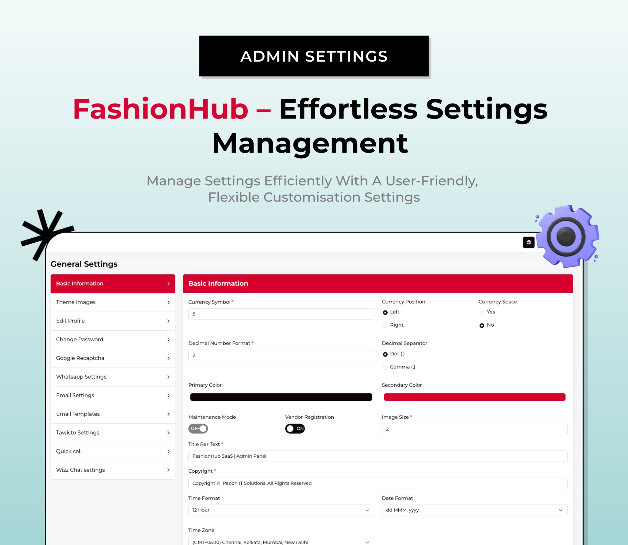 FashionHub SaaS - Multi Vendor SaaS eCommerce Business Website Builder SaaS
