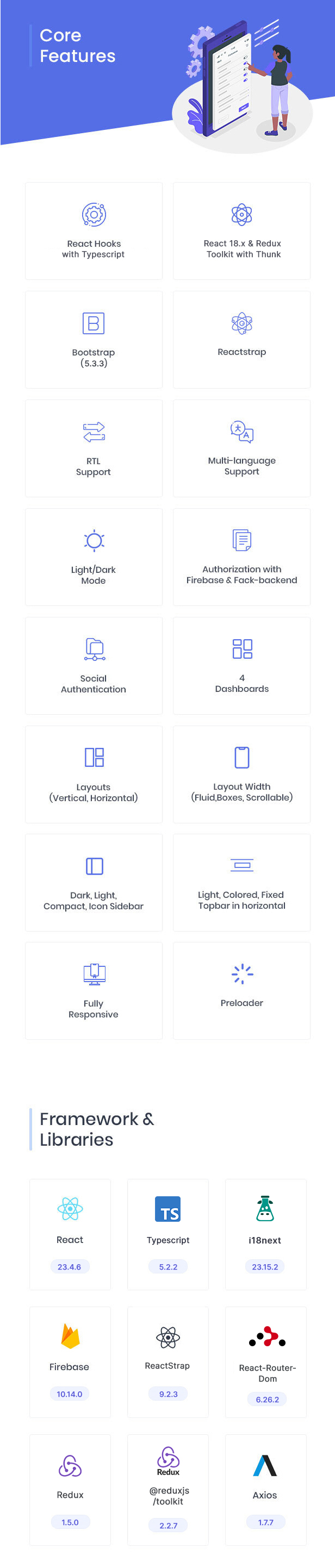 Skote - React Typescript Admin & Dashboard Template - 13