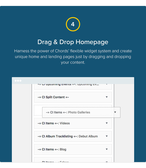 Chords - Music / Artist / Radio WordPress theme - 5