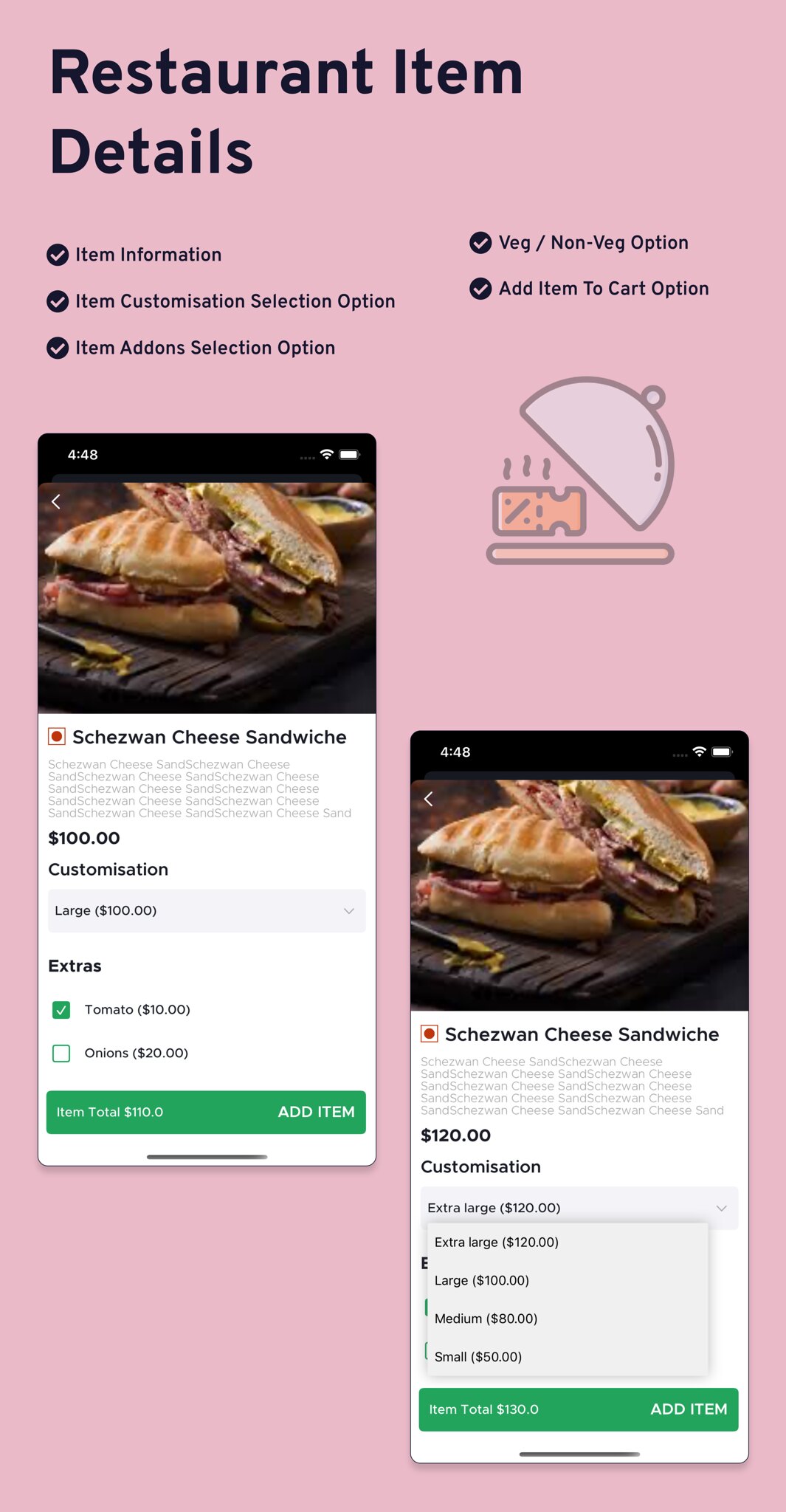 Multi Restaurant - Yönetici Panelli Yemek Siparişi Android Uygulaması - 8