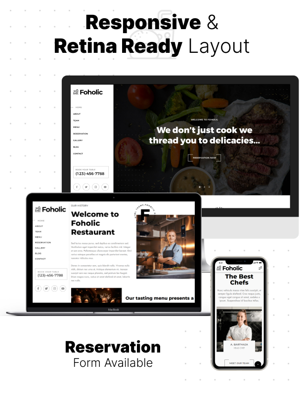 Restaurant & Cafe Food React Template - Foholic Food - 3