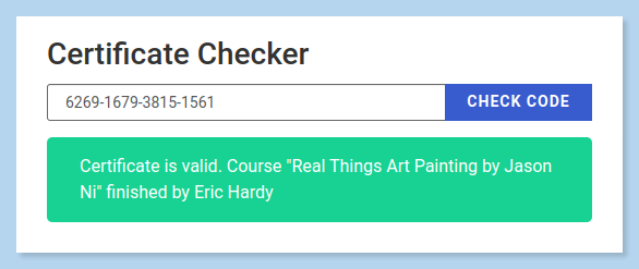Certificate Checker Screenshot