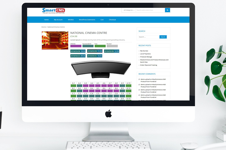 Advance Seat Reservation Management for WooCommerce - 1