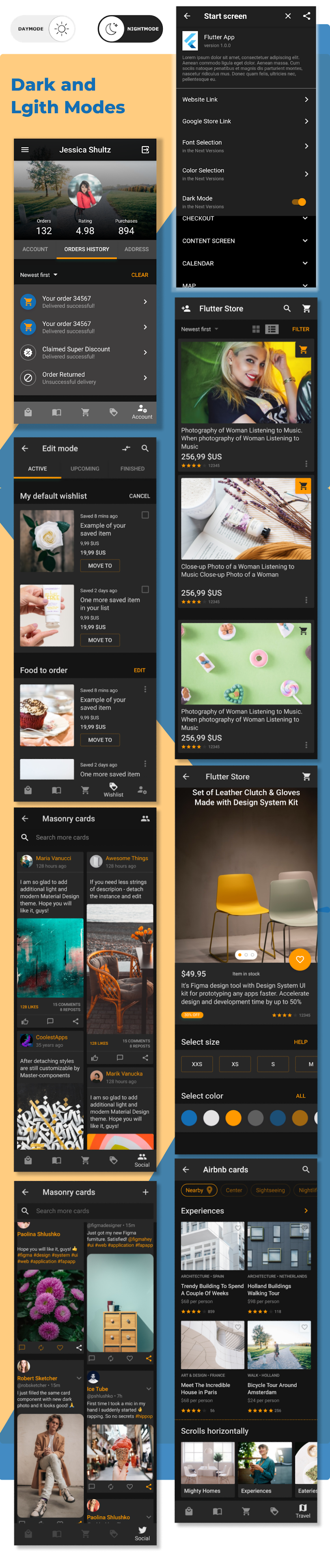 uFlutter - Universal Flutter UI Kit - Biggest Kit Widgets & Templates Multipurpose Flutter Apps - 3