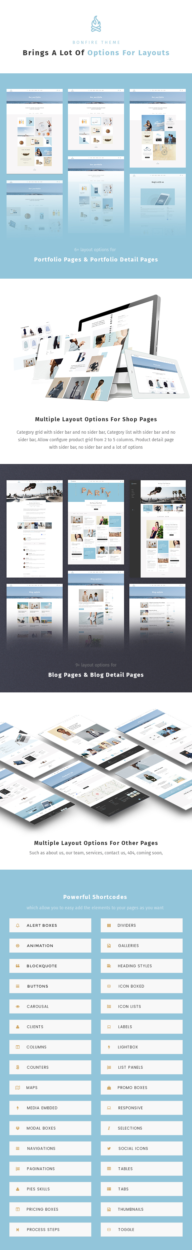 Bonfire - Creative Multipurpose WordPress Theme - 9