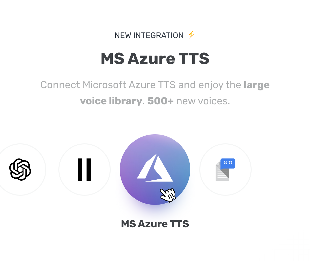 Connect Microsoft Azure TTS and enjoy the large voice library. 500+ new voices @heyaikeedo [HASH=13823]#aikeedo[/HASH]