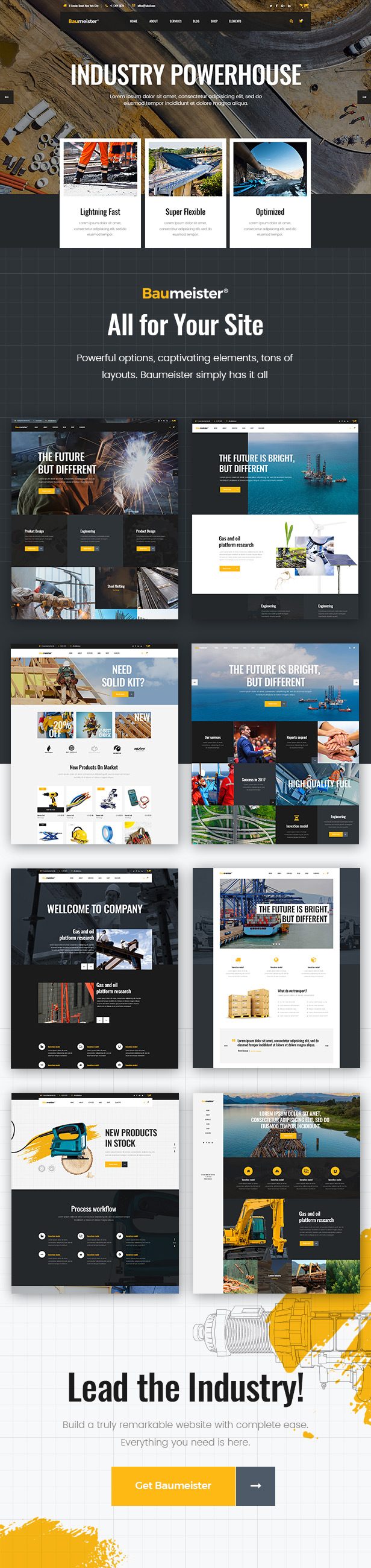 Baumeister - Theme for Industry and Manufacturing - 1