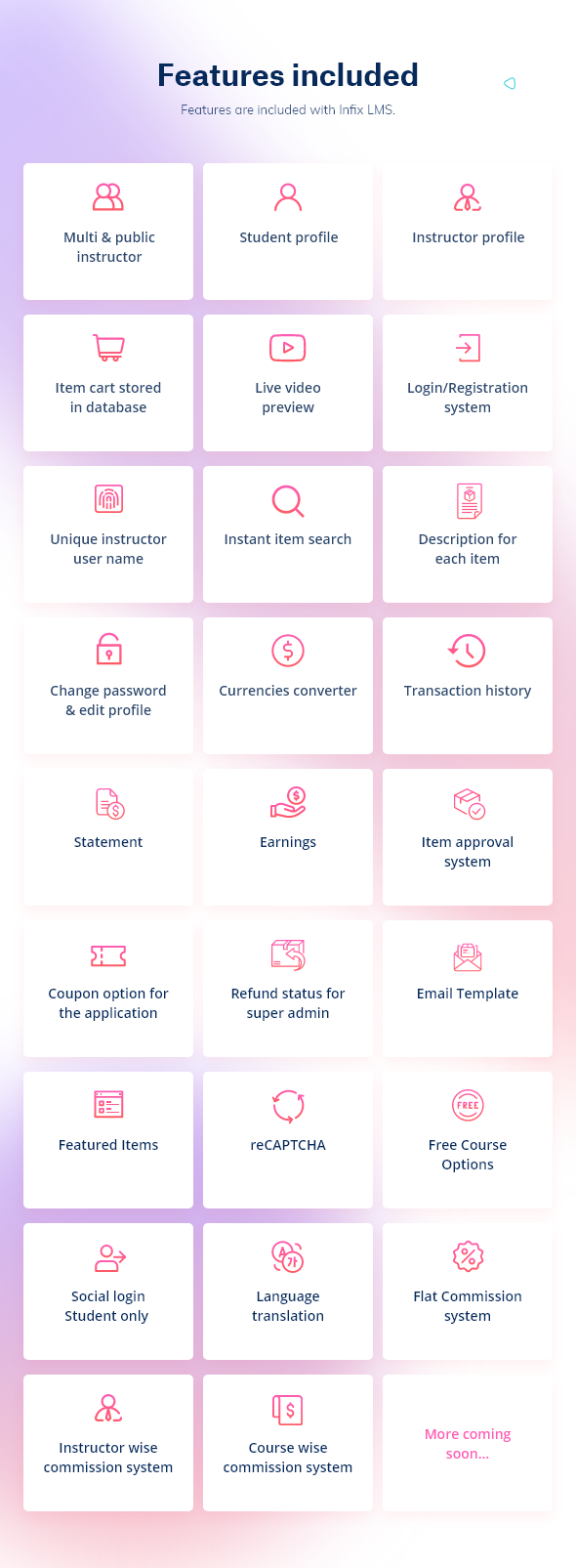 InfixLMS - Open Source Learning Management System VueJs - 2