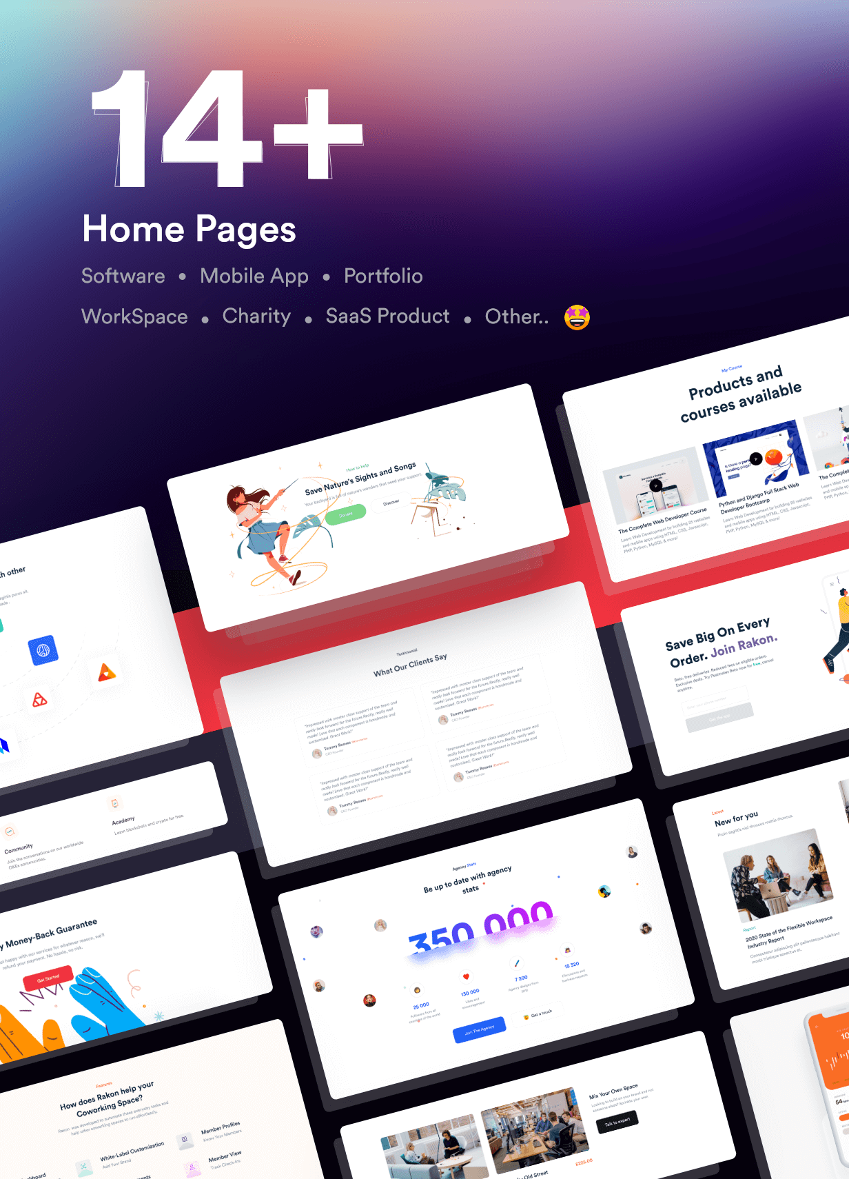 Rakon - Creative Multi-Purpose Landing Page HTML5 Template (RTL Supported) - 1