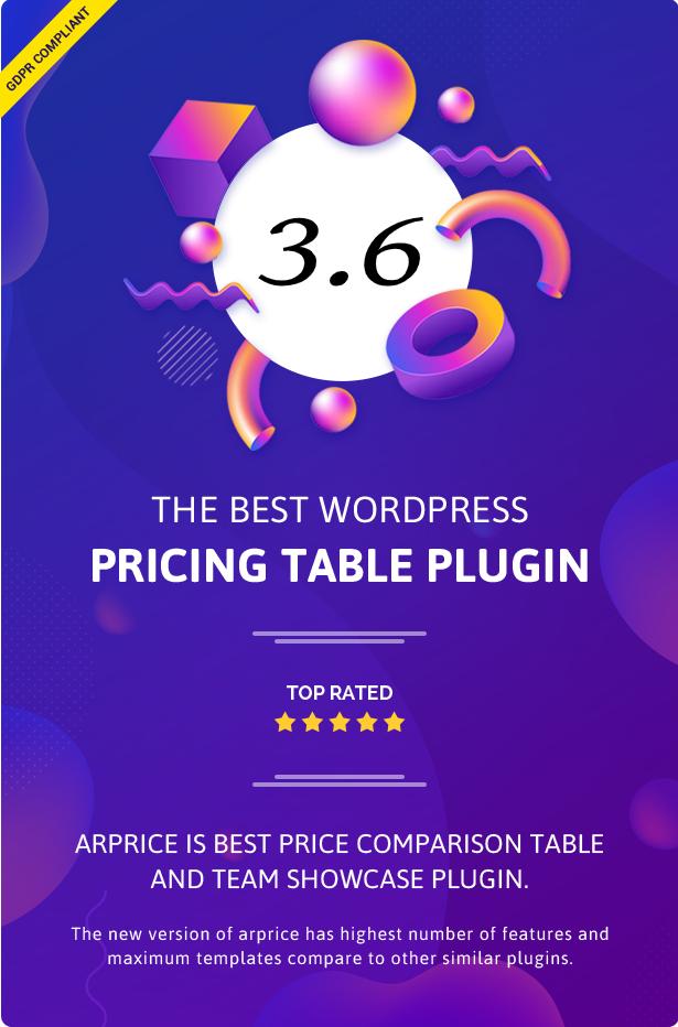 ARPrice - WordPress Pricing Table Plugin - 6
