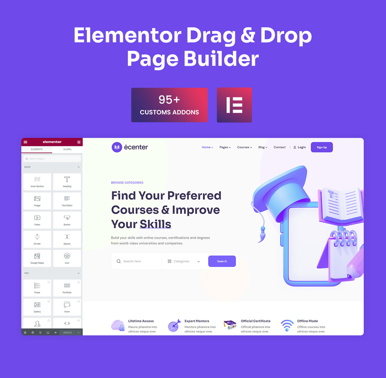 Ecenter - Education WordPress Theme