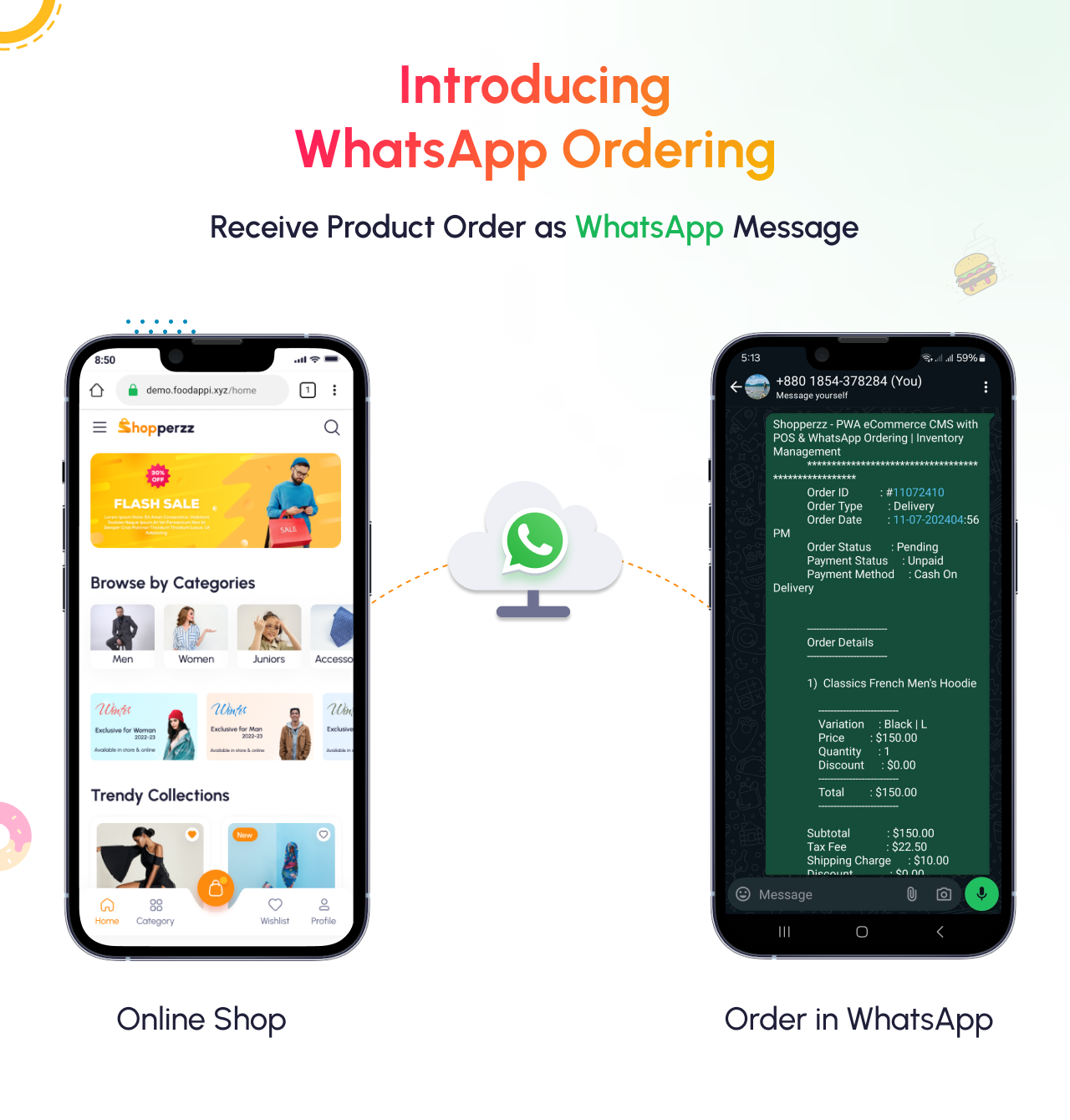 Shopperzz WhatsApp ordering