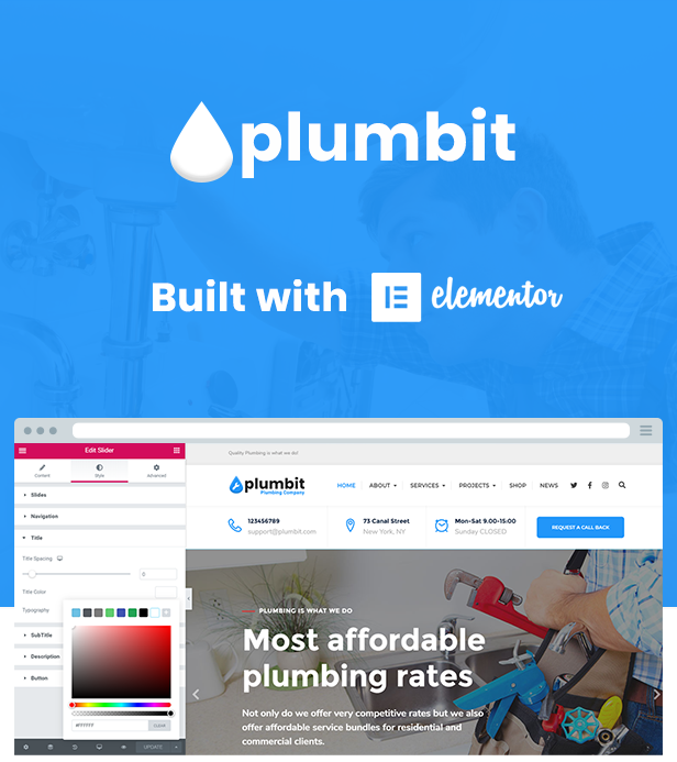 Plumbit - Plumbing WordPress Theme - 4