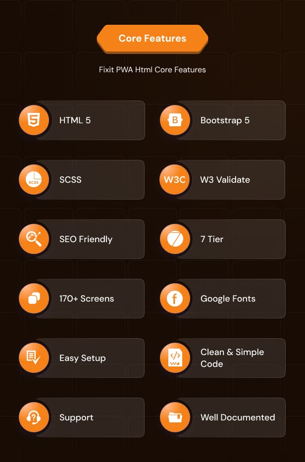 fixit – Multipurpose On Demand Service PWA HTML Template