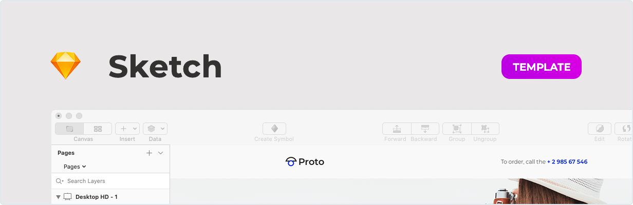 Proto – Photographer Portfolio for Sketch