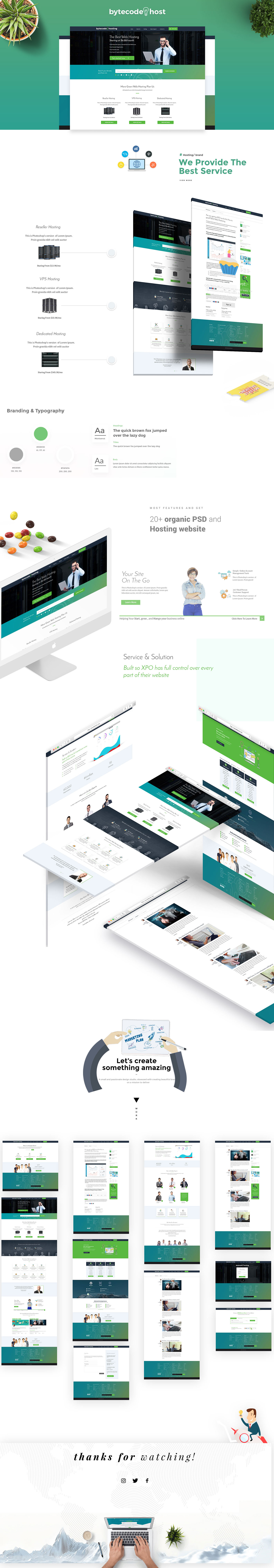ByteCode Host Responsive Hosting Template - 1