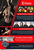 Fitness Gym Performance Flyer Template