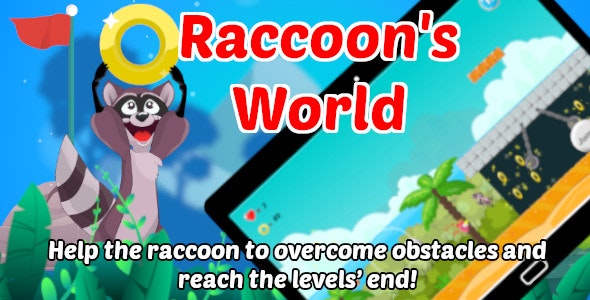 Raccoon's World | Platform Game | Unity Complete Project for Android and iOS - CodeCanyon Item for Sale