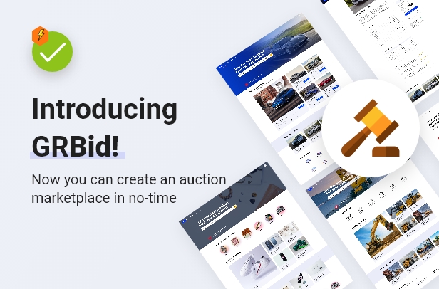 GRBid- Marketplace Auctions WooCommerce Theme