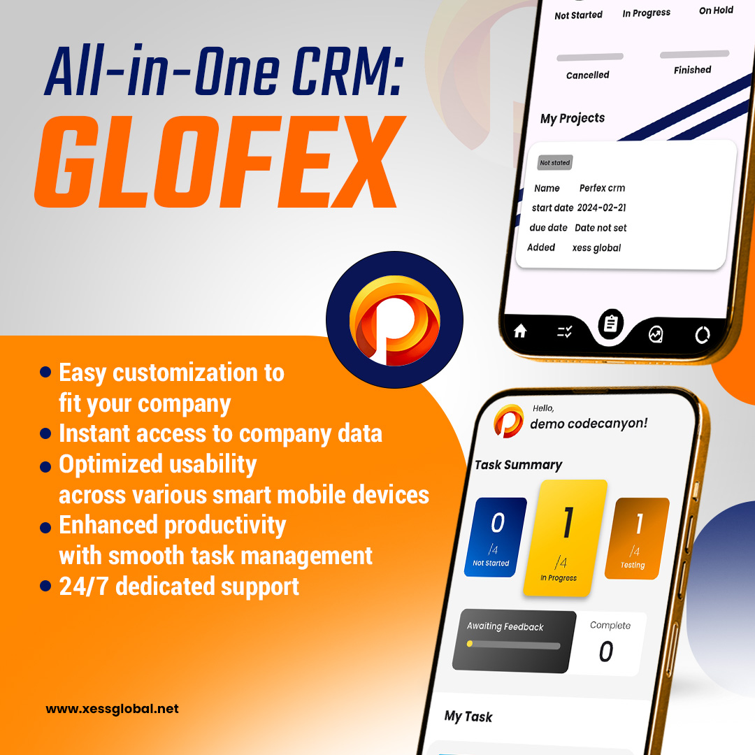 Glofex Admin/Employee Mobile APP for perfex - 6