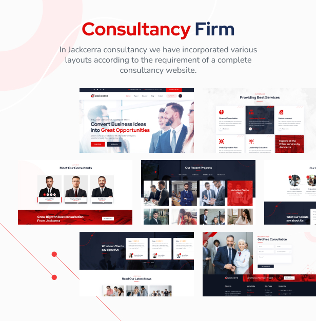 Jackcerra - Business Consulting WordPress Theme - 6