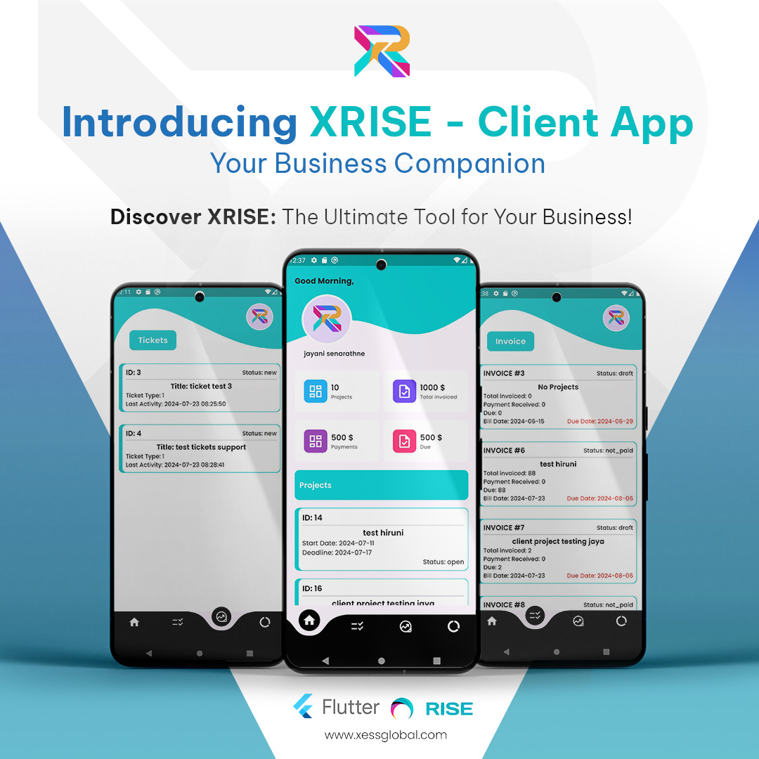 Xrise-Clients Mobile App for Rise CRM - 1