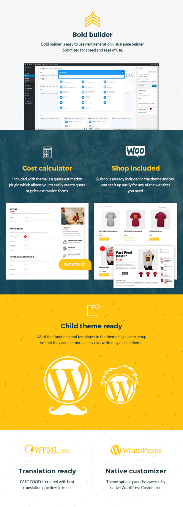 Fast Food - WordPress Fast Food Theme - 3